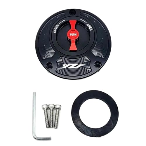 Bouchon d'essence moto CNC pour Yamaha YZF R1 R6 R3 R25 R125 de 2010 à 2023