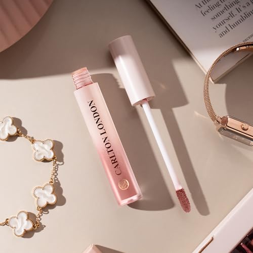 Image of Carlton London Liquid Matte Chuffed Kiss Mocha Me Lipsticks |Enriched with Vitamin E, Avocado Oil | Matte Finish, Non-Sticky and Non-Drying | Upto 12 Hrs- 3ML (Nutella Kiss)