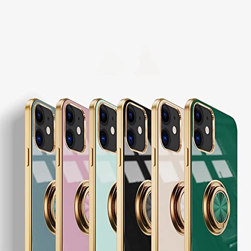 Coque iPhone 12 Pro Max luxueuse anneau or protection premium style chic