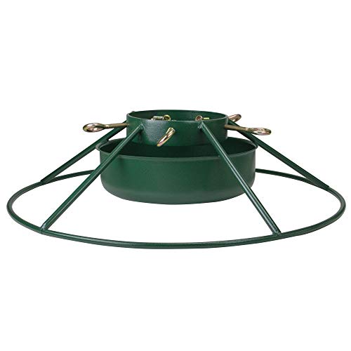 Jack Post 25" Green Christmas Tree Stand for Real Live Trees Up to