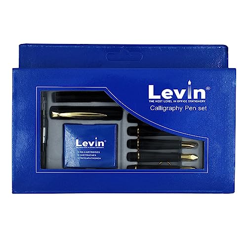 Image of Levin Professional Calligraphy Pen Set (gold Calligraphy big)