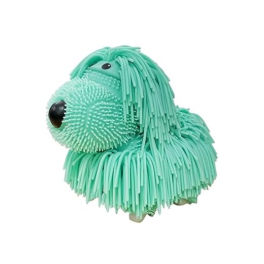 Vicyol S&D . Mascota de Silicona Que se Estira Camina y Ladra para niños. Perrito con Pelo Fideos de Colores, Suaves Antiestrés (Pilas no Incluidas).