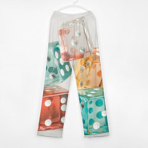 Varicoloured Dice IsolatedChildren's Casual Pajamas140CM2