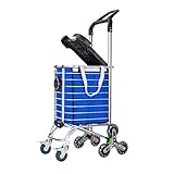 ★ GROSSE EINKAUFSGRÖSSE: Gewicht 2,5 kg bei einem Fassungsvermögen von 35 Litern. Abmessungen: 30 × 52 × 105 cm (B × T × H)