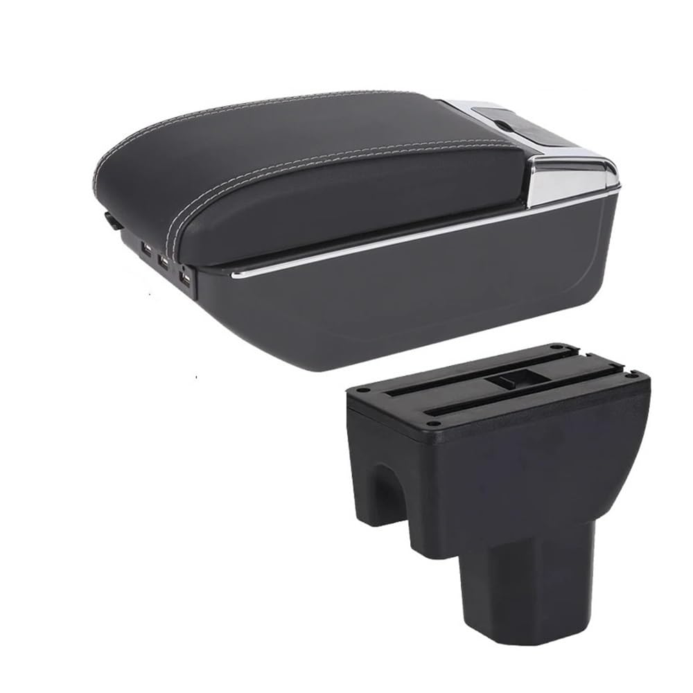 Aierdeyp B3 Black White 7Usb Car Armrest Box For Suzuki For Ignis Car Armrest Box