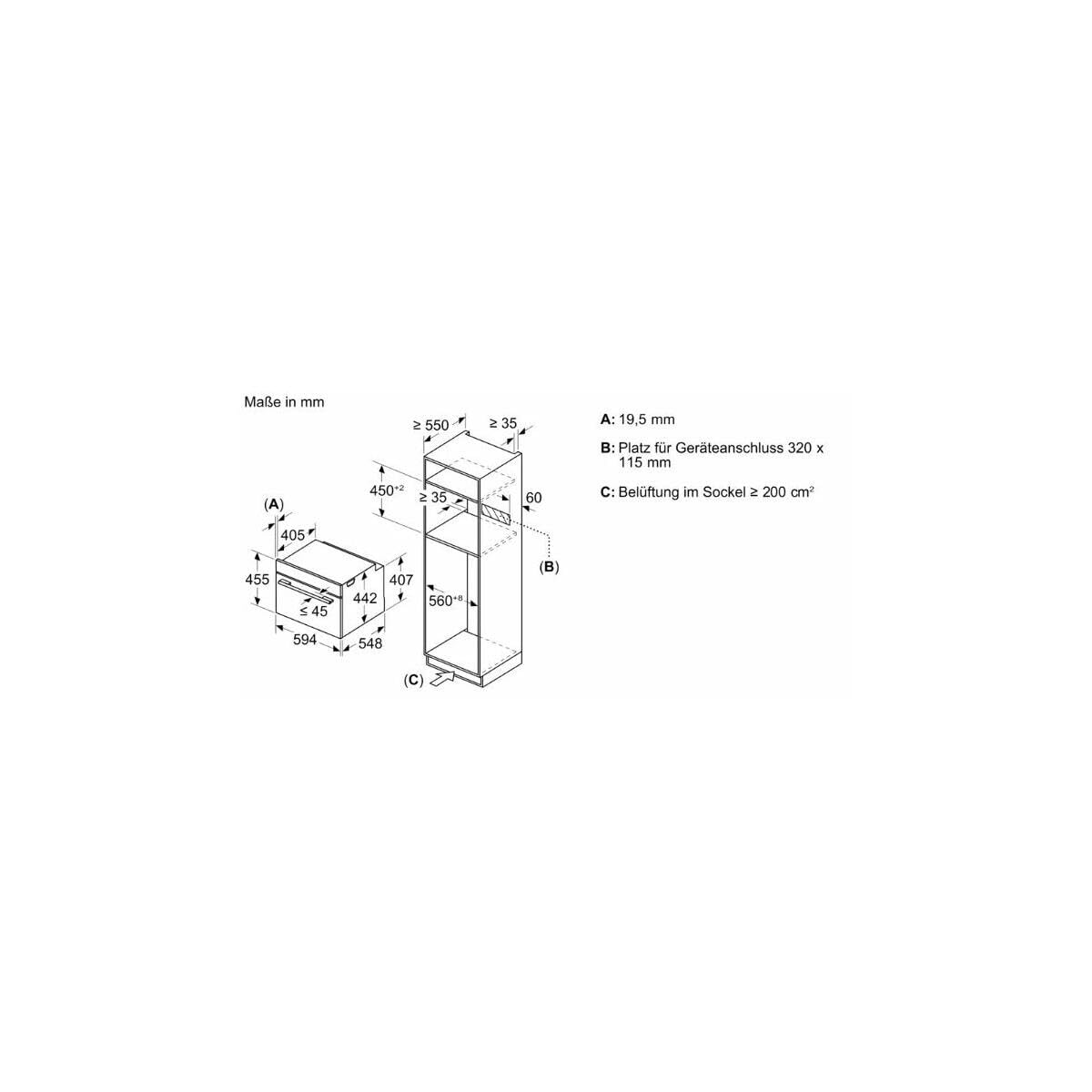 SIEMENS Four encastrable pyrolyse CM724G1B1, IQ700, Multifonction et micro ondes