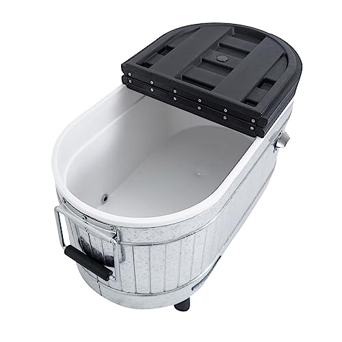 80 Quart Portable Cooler In Galvanized Steel #TOP2