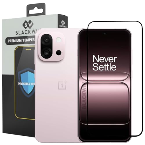 Image of Blackwik Tempered Glass Screen Protector for OnePlus 13S / OnePlus 13T with Edge-To-Edge Protector Coverage | Easy Installation Kit (Black)