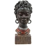 Leekung African Statues and Sculptures for Home Decor,African Figurines Head Statue Decorations for