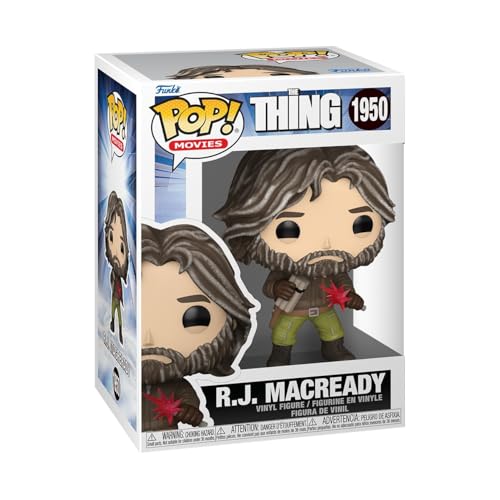 Funko Pop! Movies: The Thing - RJ R.J. MacReady - Figura de Vinilo Coleccionable - Idea de Regalo - Mercancia Oficial - Juguetes para Niños y Adultos - Horror Fans - Muñeco para Coleccionistas