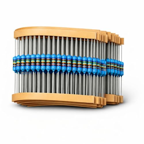 100pcs - 3.9K ohm Ω - 1/4W Watt Metal Film Resistors 0.25 ±1% for Electronic, Arduino, or Raspberry PI Projects. Many Values Available - UMTMedia®