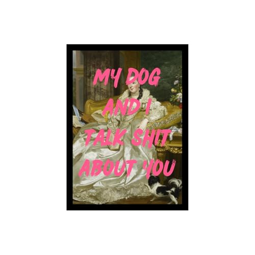 Image of BLINKART Framed Photo - My Og An I Talk About You | Altered Art Theme | Motivational & Inspirational Wall Art Poster for Home, Bedroom, Living Room, Office, Hotel & Gifting - 12x8 Inch
