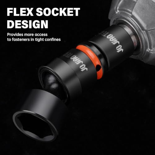 Image of 7pc 3 /8 inch Drive Impact Universal Swivel Socket Set
