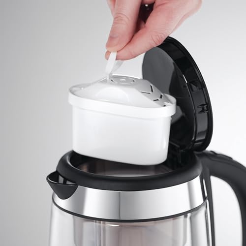 Russell Hobbs BRITA Filter Purity Glass 1.5L Electric Cordless Kettle for Cleaner, Clearer Water (Free BRITA MAXTRA PRO Limescale Expert Filter Included, Fast Boil 3KW, Perfect Pour spout) 20760-10 - Image 4