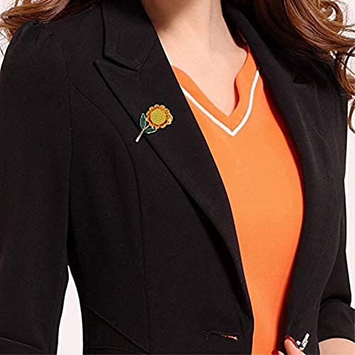 Broche tournesol pour pull rompre la monotonie des vêtements avec cet accessoire