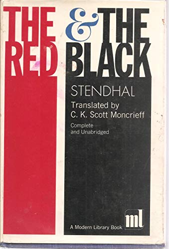 THE RED AND THE BLACK, Complete and Unabridged B000MOODHK Book Cover