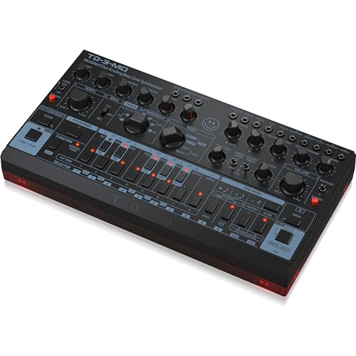 Image of Behringer TD-3-MO Modded Out Analog Bass Line Synthesizer with VCO, VCF and VCA - Black