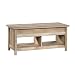 Sauder 420336 Cannery Bridge Lift Top Coffee Table, L: 43.15" x W: 19.45" x H: 19.02", Lintel Oak finish