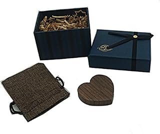 USB Flash Drive,LUCKCRAZY Wooden Heart USB Memory Drive USB 2.0 Stick Thumb Disk with Packed Box (16GB, Style 12)