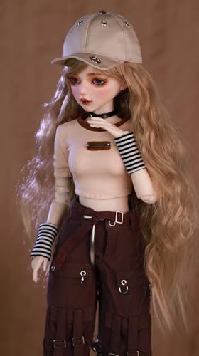 Muñeca BJDDOLL estilo BJD con maquillaje, 56 cm miniatura 2