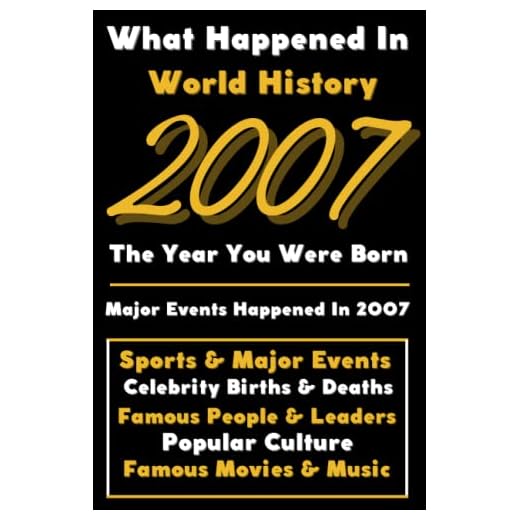 Major Events and Facts from 2007