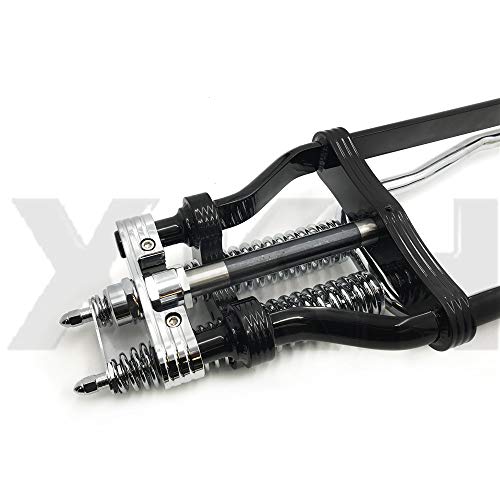 Xkmt-Chrome Springer Front End +4 Length Compatible With Harley Davidson Sportster Bobber Chopper [B07M5Hth5T] #TOP4