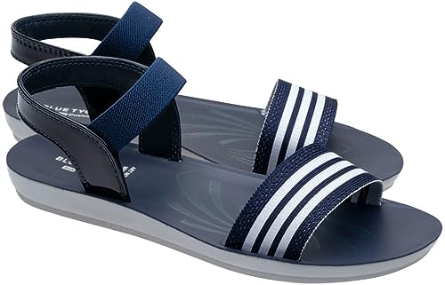 Image of WALKAROO BLUE TYGA Womens Sandals for dailywear and regular use for Indoor & Outdoor