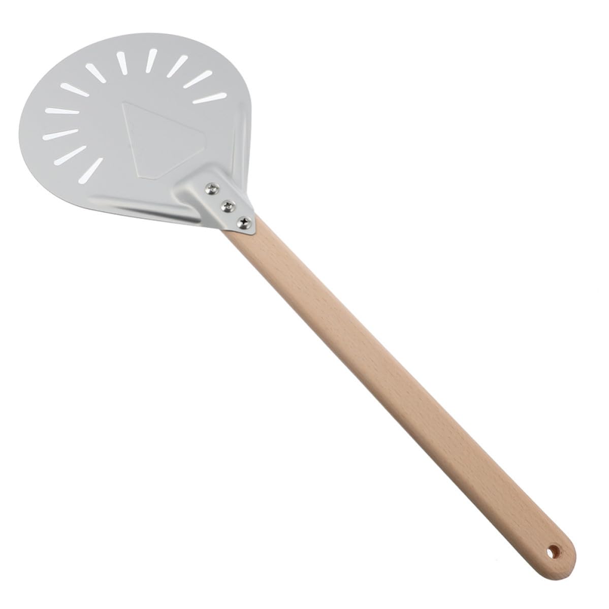 Pelle à pizza en alliage d'aluminium CALLARON avec manche en bois noble