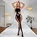 Generic Women's Lingerie Sexy Sexy Lingerie Sleepwear Nightwear Body Stocking Bodysuit Sheer Lingerie (Black, One Size)