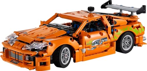 Image of LEGO Technic Fast and Furious Toyota Supra MK4 Building Kit- Toy Car for Kids, Boys, and Girls, Ages 9+ - Creative Gift for Fast and Furious Car Fans - Realistic Engineering Details - 42204