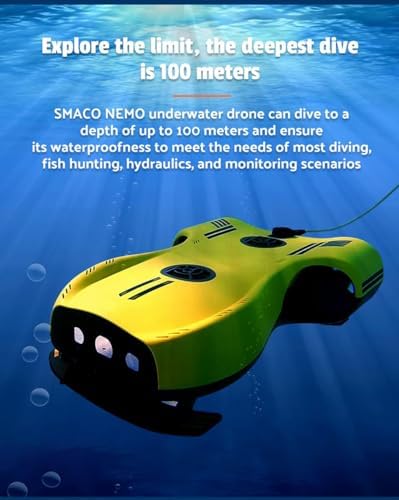 ❤水深100mまで潜れる❣超絶高画質＆超高性能＆超多機能搭載♪❤水中ドローン ☆水深100mまで潜れる❣超絶高画質＆超高性能＆超