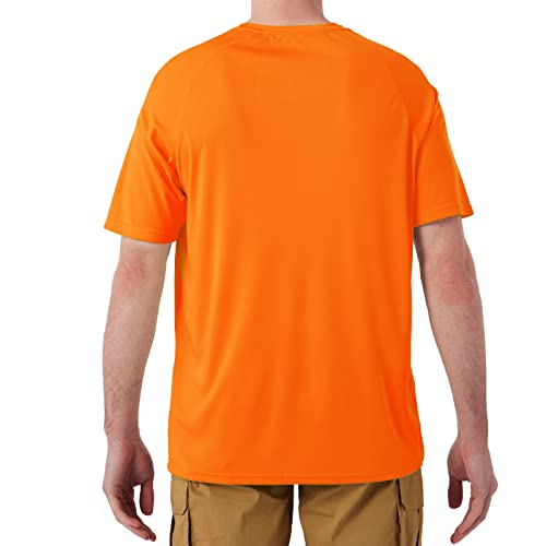 Men's UPF 50+ Rash Guard Swim Shirt Short Sleeve Moisture Wicking Quick Dry Lightweight Wrinkle-Resistant4