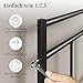 Zinus Elias Bettgestell 90 x 200 cm mit Vintage Kopfteil - Metallbett 90x200 mit Metall-Lattenrost - 30 cm Hohe Plattform mit Freiraum Darunter - Kein Boxspringbett Erforderlich - Schwarz