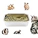 Stainless Steel Litter Box for Cat and Odor Control Non Stick Smooth Surface Easy to Clean Never Bend Rust Proof Litter Box Stainless Steel
