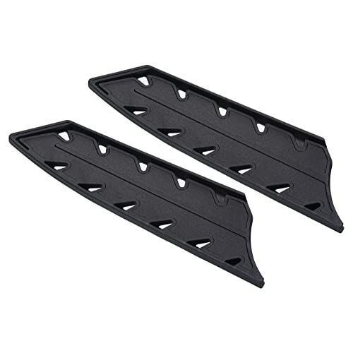 PATIKIL Plastica Sicurezza Coltello Copertura Guaine per 8 Chef Coltello o 7 Santoku Coltello, 2pz Coltelli Taglio Protezione Protezione Universale Coltello Fodero, Nero