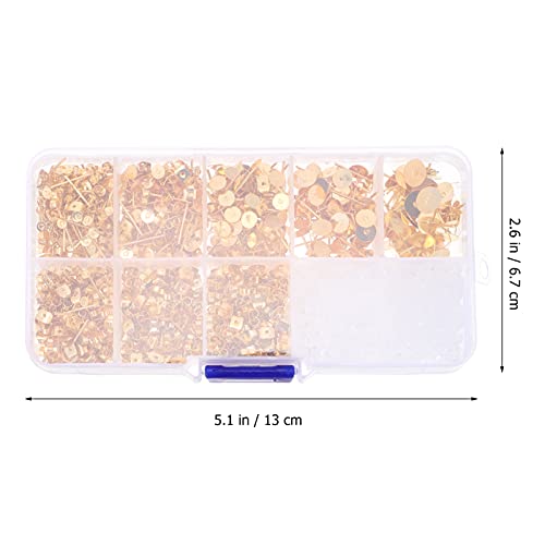 EXCEART Mensagens E Almofada Plana Pregos de A?o Inoxidável Jóias DIY Acessórios Para A Tomada de En