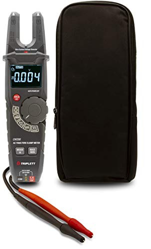 Image of Triplett CM200 True RMS 6000 Count 200A Open Jaw Clamp Meter with Certificate of Traceability to NIST