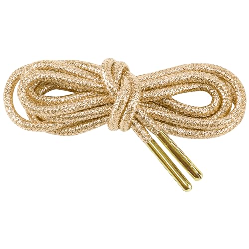 Round Metallic Glitter Shoelaces Colorful Fashion Shoe Laces for Athletic Sneakers Shoes Boot Strings 2 Pairs2