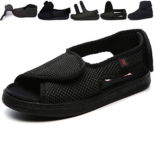 Image of JIONS Women Men Adjustable Velcr Extra Wide Shoes Swollen Feet Diabetic