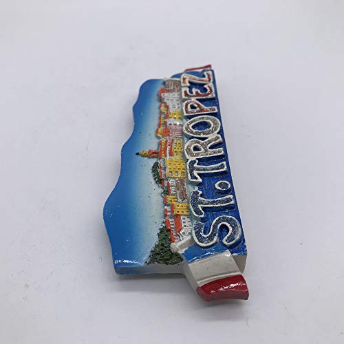 Imán decorativo de resina 3D St.Tropez Provence Francia miniatura 3