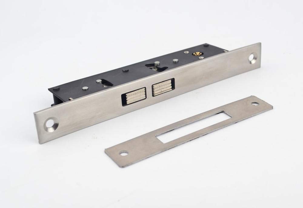 Bombin De Seguridad Acero Inoxidable, Puerta Corrediza/Puerta De Extracción Cerradura De Doble Gancho, Cerradura Sigilosa, Para Puerta De Vidrio Con Marco, Llave Cruzada, Fuerte, Duradera, Herrajes