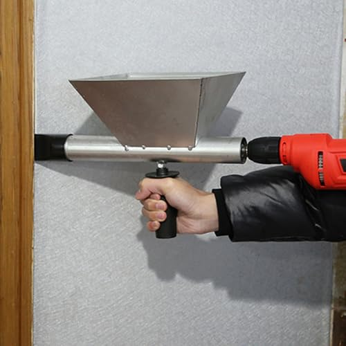 Greensen Pistola de Mortero Eléctrica, Pistola de Rejuntado de Mortero, Aplicador de, Relleno Automático de Lechada, Ahorra Tiempo y Esfuerzo, Construcción de Metal Premium,