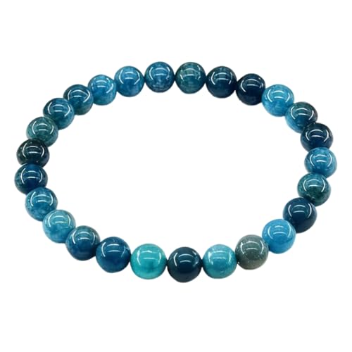 Bracelet en lapis-lazuli et perles de cristal naturel fait main vintage