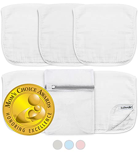 Burp Cloths - Burp Clothes for Baby Girl Boy - Burp Rags Burping Cloths -White Newborn Towels -Baby Stuff Unisex - Baby Washcloths -Large Spit Up Rags - 5 Pack Burp Cloth by iLuvBamboo Burp Cloths - Burp Clothes for Baby Girl Boy - Burp Rags Burping Cloths -White Newborn Towels -Baby Stuff Unisex - Baby Washcloths -Large Spit Up Rags - 5 Pack Burp Cloth by iLuvBamboo