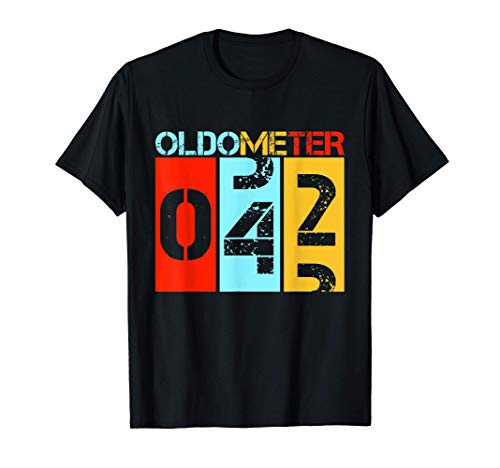 Oldometer 42º Cumpleaños Leyenda desde 1979 Cumpleaños Camiseta