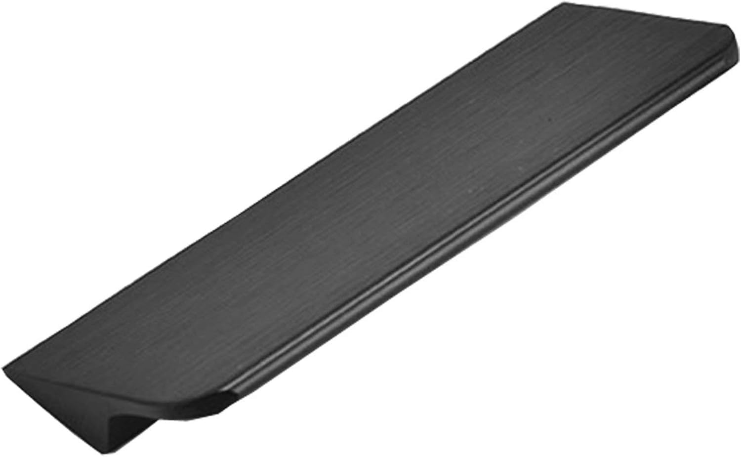 Tnbccxn Black Cabinet Handles, Concealed Handles, 2 Pcs Finger Edge Pull(,Hole Distance:64 Mm)