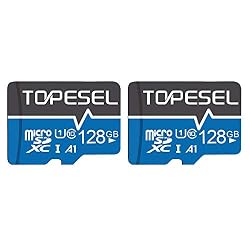 TOPESEL Micro SD Cards – 128gb, 2 pack.