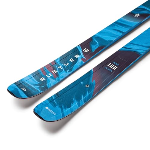 Blizzard Rustler 10 Men's Freeride Alpine Downhill Ski (Blue, 186cm)