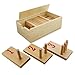 Acorn Baby Wooden Puzzle Box Set - Interactive Wooden Brain Teaser Peg Shape Sorter Wood Educational Number Toy Game Box