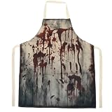 IMERAGO Halloween Bloody Apron Butcher Costume Prop for Adult Women Men